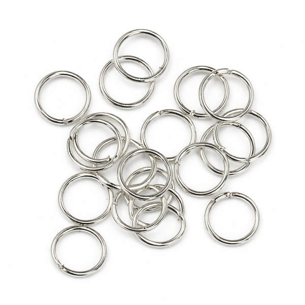 Zilverkleurige Buigringen - 5 x 0,7 mm (20 stuks)