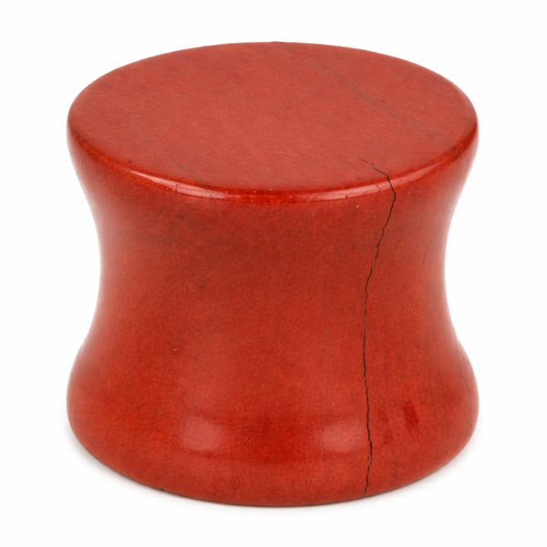 Plug Oorpiercing Jaspis Rood (12 mm)