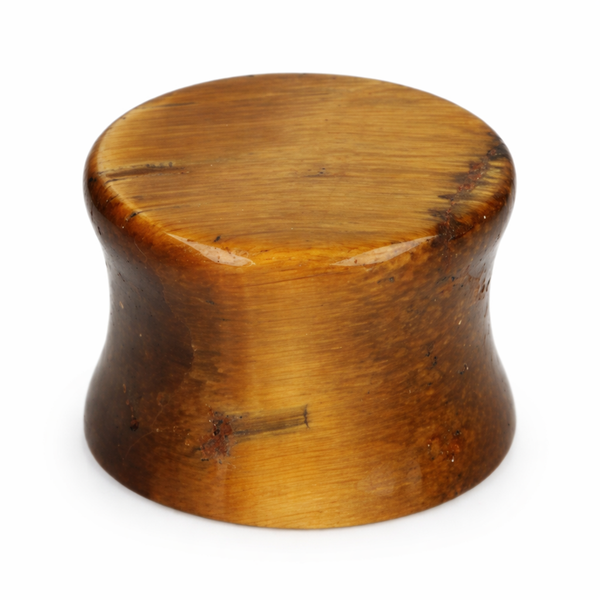 Plug Oorpiercing Tijgeroog (16 mm)