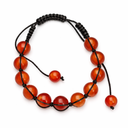 Carneool Shamballa Armband (10 mm)