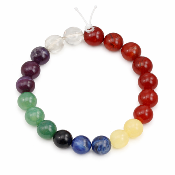 Extra Lange Powerbead Chakra Armband voor Mannen