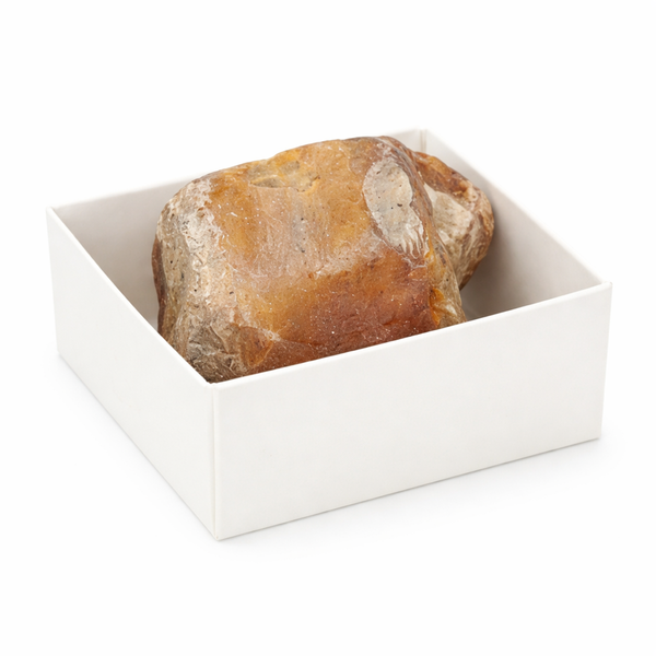 Ruwe Versteend Hout Edelsteen ca. 4 cm