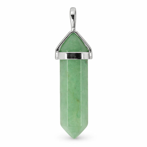Edelstenen Hanger Aventurijn Groen - Dubbeleinder