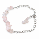 Edelsteen Splitarmband Rozenkwarts Bar