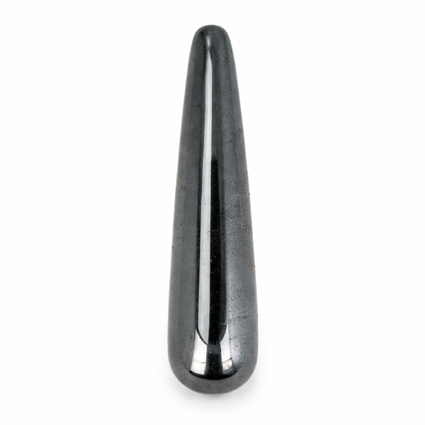 Massage Griffel Hematiet - ca. 7.5 cm