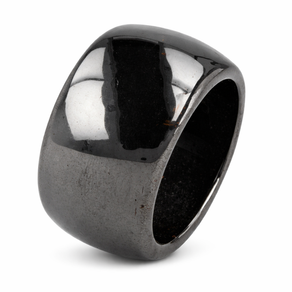 Edelstenen Ring Hematiet Magneet (Maat 22)