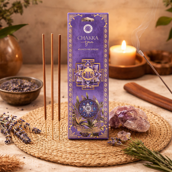 Wierook Ajna Derde Oogchakra Lavendel Tierra 40 Stokjes
