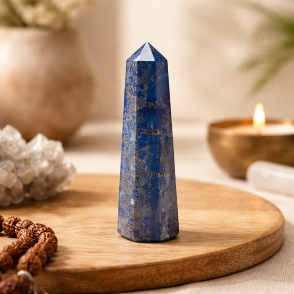 Lapis Lazuli Obelisk Feng Shui ±7.5-10cm