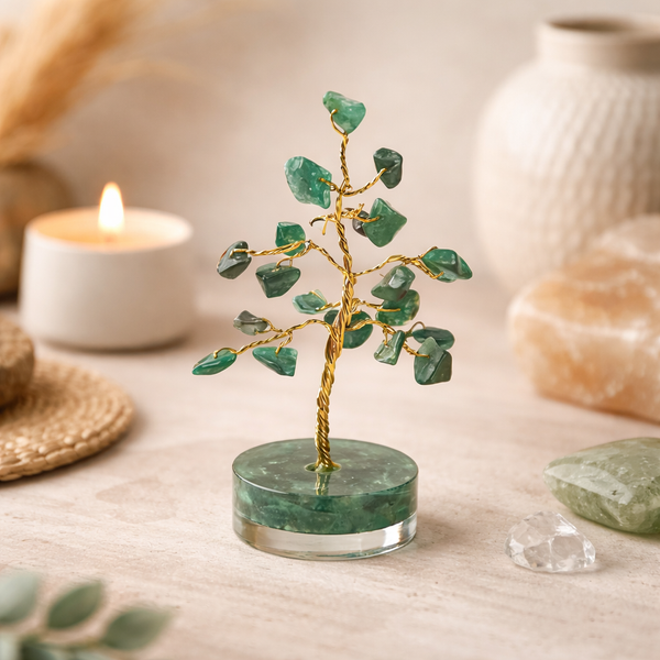 Edelsteenboom Levensboom Groene Aventurijn ±8cm