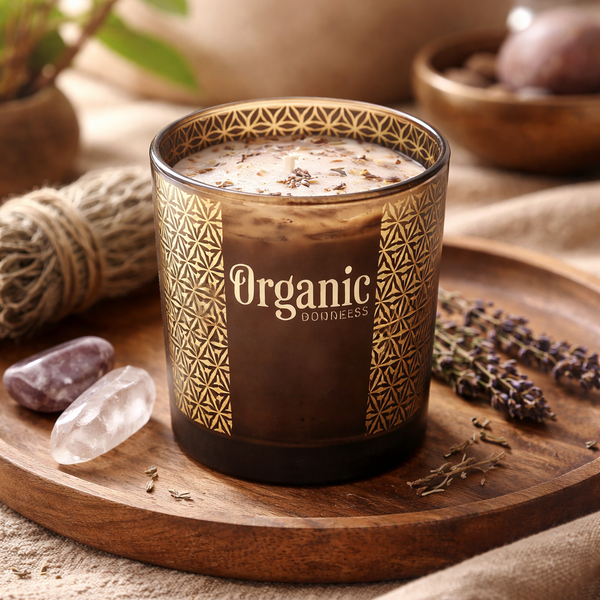 Organic Goodness Sojawas Geurkaars Salie En Lavendel 200g