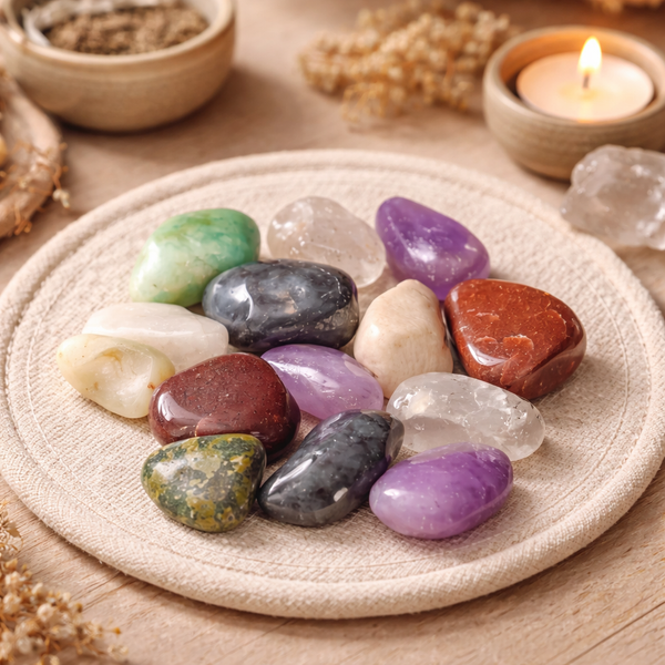 Trommelstenen Mix Brazilië Natuurlijke Edelstenen ±3-5cm ±800g