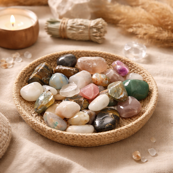 Trommelstenen Brazilië Mix Natuurlijke Edelstenen ±3-4cm ±1000g