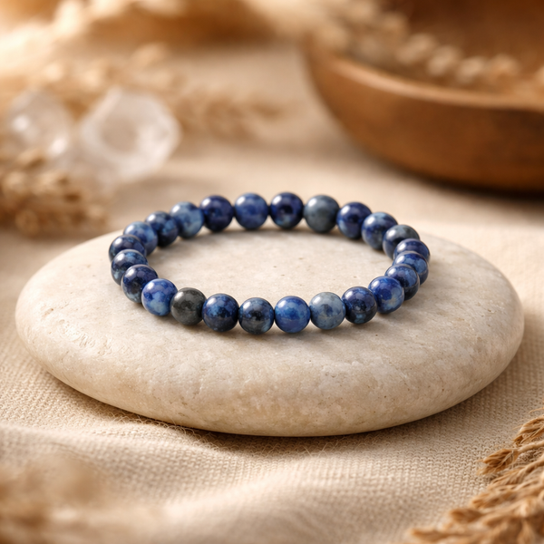 Ring Lapis Lazuli Elastisch Halfedelsteen 3mm