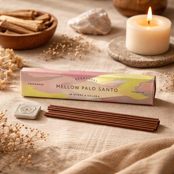 Wierook Milde Palo Santo 30 Stokjes Met Houder