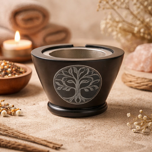 Wierookbrander Levensboom Met Zeef 7x13 cm