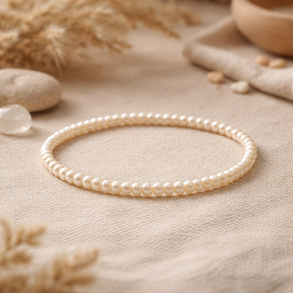 Armband Elastisch Van Fijne Kweekparels 0.2-0.3 cm