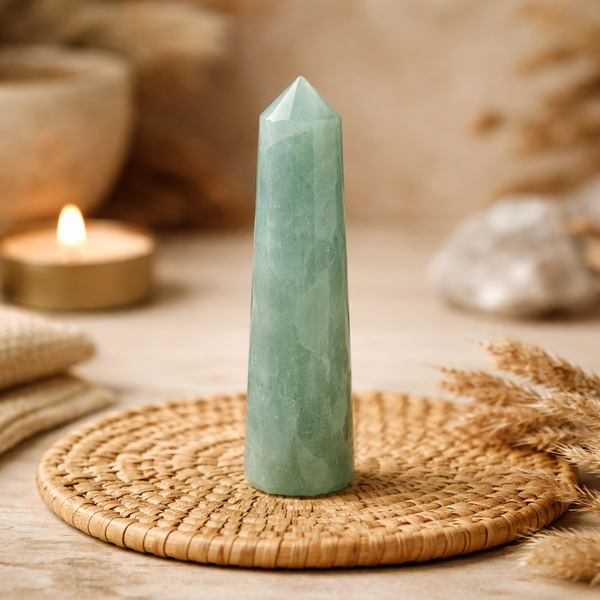 Obelisk Groene Aventurijn Feng Shui 7-10 cm