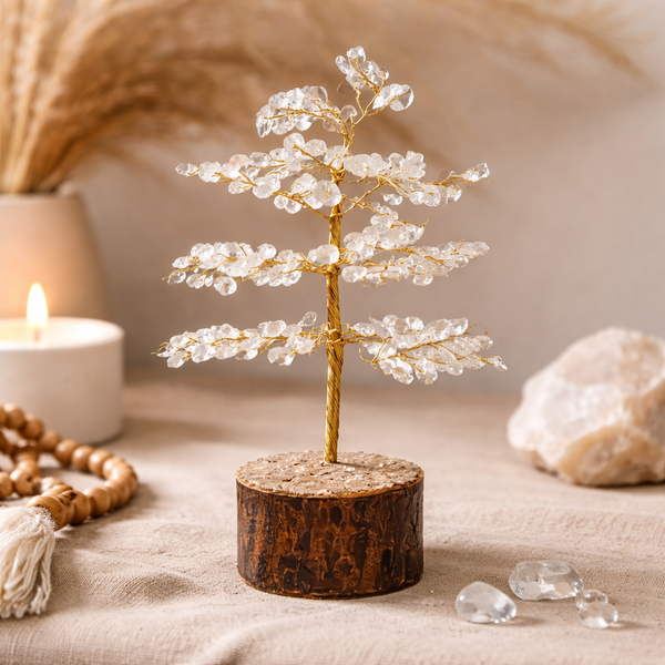 Edelsteenboom Levensboom Bergkristal ±18 cm
