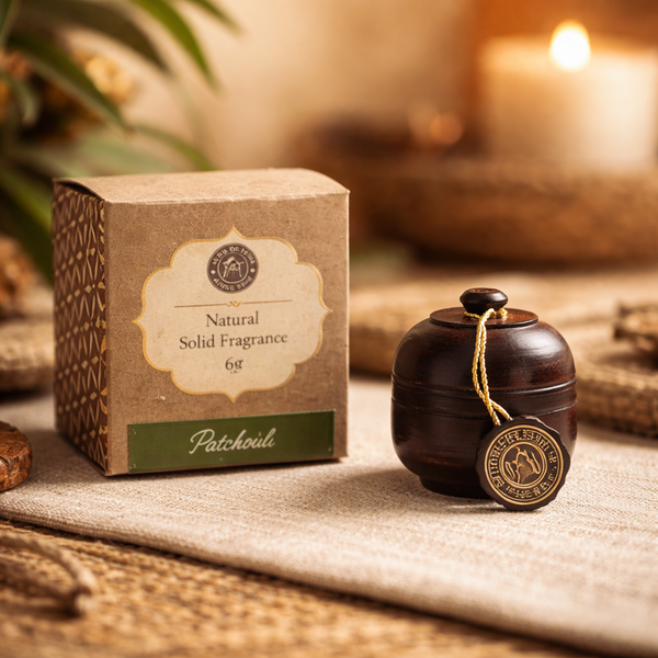 Geurcrème Patchouli In Rozenhout Potje 6g