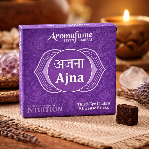 Aromafume Wierookblokjes Ajna Derde Oog Chakra Negen Stuks Per Doosje