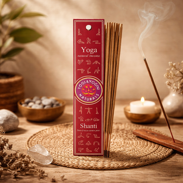 Yoga Wierook Shanti Natuurlijke Etherische Olie 10 Stokjes