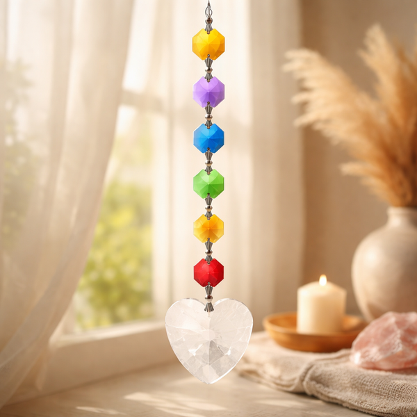 Chakrakristallen Metta Feng Shui Raamdecoratie