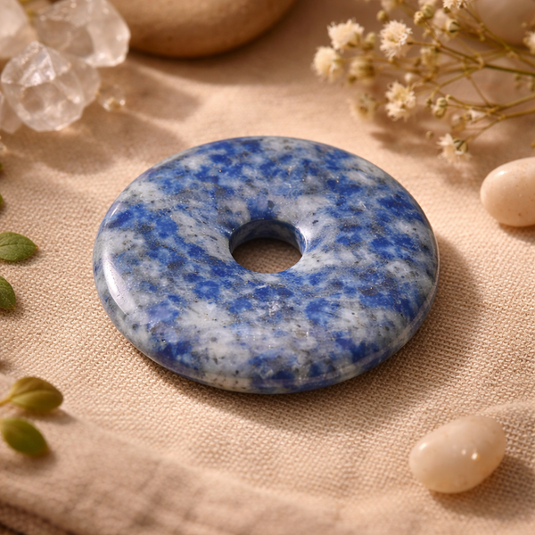 Donut Lapis Lazuli Zonder Koord 5.0 cm