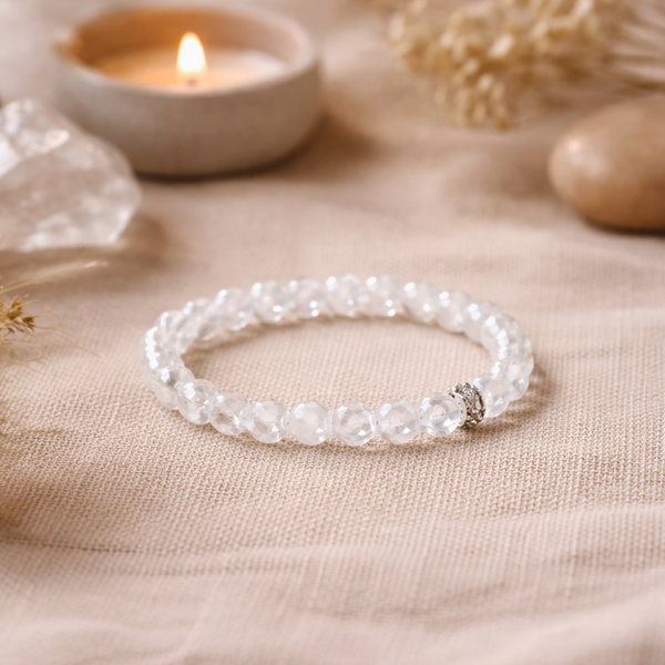 Elastische Ring Bergkristal 3mm