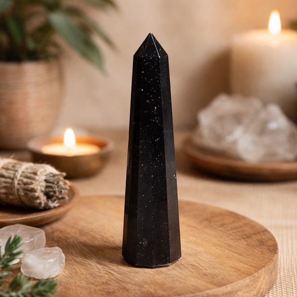 Toermalijn Zwart Obelisk Lichtzuil