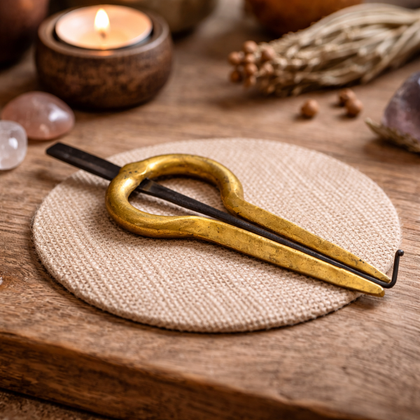 Murchunga Mondharp Messing Frame Met IJzeren Blad
