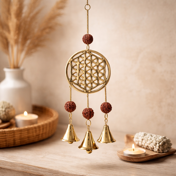 Windgong Bloem des Levens 3 Bellen