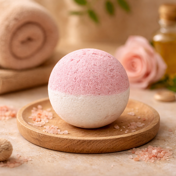 Bruisbal Japanse Roos Met Druivenpitolie En Zeezout 145g