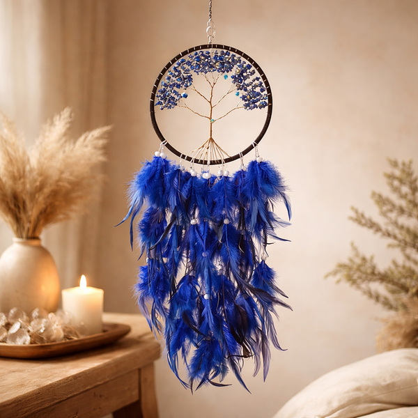 Dromenvanger Levensboom Met Lapis Lazuli ±16x55cm