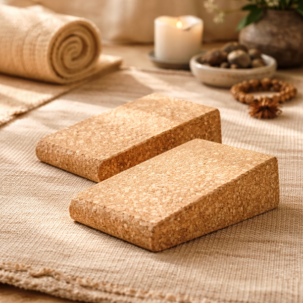 Yoga Steunblokken Wigvorm Set Van 2 7.5x9x3 cm