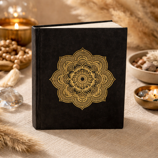 Notitieboekje Mandala Met Cover Van Lokta Papier