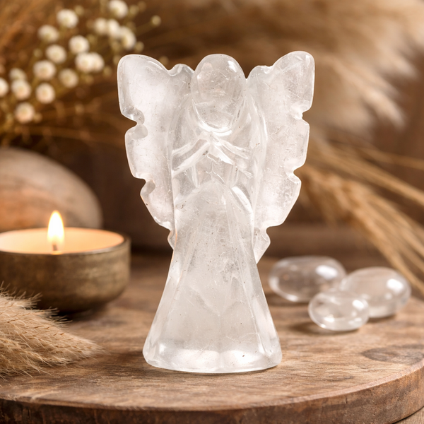 Engel Bergkristal 8 cm