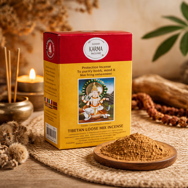 Tibetaans Wierookpoeder Bescherming Ganapati-Ganesh ±130-140g