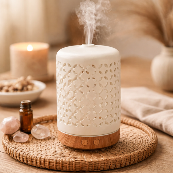 Aroma Diffuser Bloem Des Levens Keramiek USB 100 ml