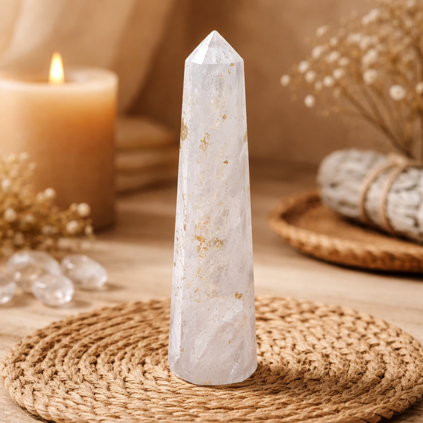 Bergkristal Obelisk Lichtzuil Natuurproduct