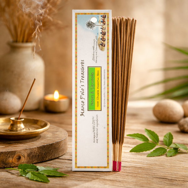 Wierook Marco Polo's Treasures Neem En Citronella 23 cm