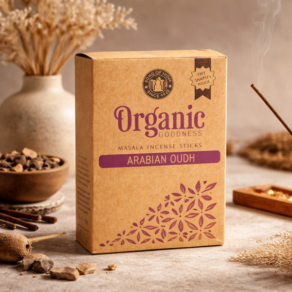 Masala Wierook Arabische Oudh Handgemaakt 12 Pakjes 15 Gram