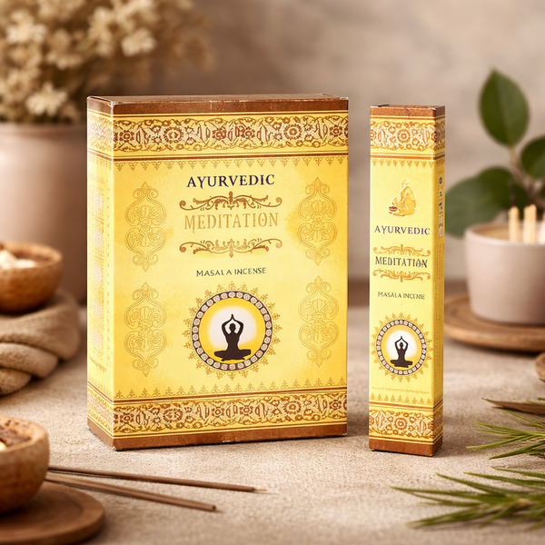 Ayurvedische Masala Wierook Meditatie 12 Doosjes
