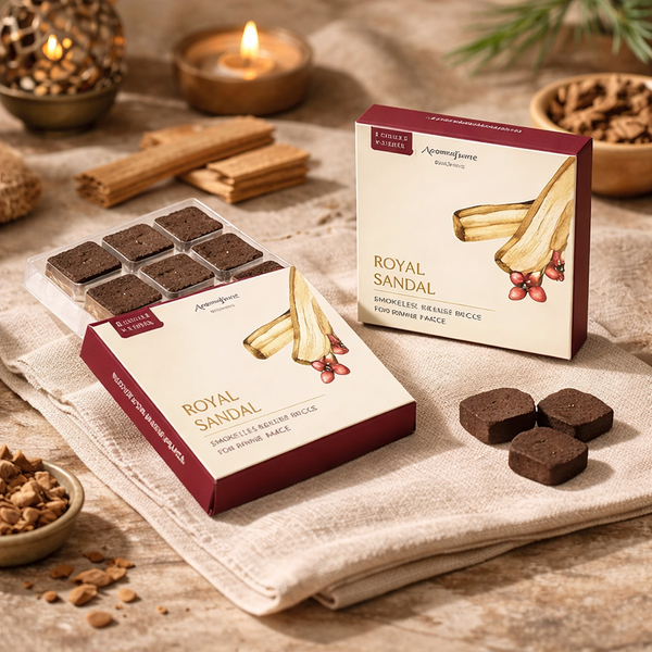 Aromafume Wierookblokjes Royal Sandal Negen Stuks Per Doosje