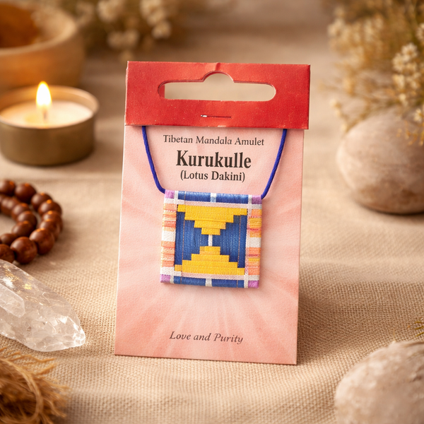 Mandala Talisman Hanger Kurukulle Love Purity Met Tibetaanse Mantra's