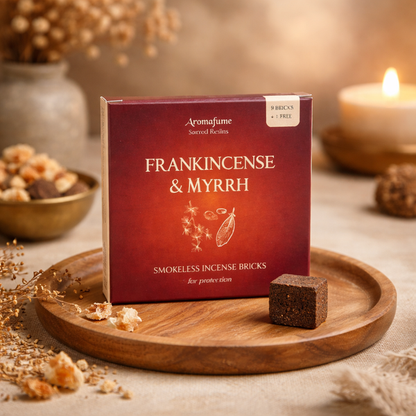 Aromafume Wierookblokjes Wierook Mirre Rookloze 9 Stuks 40 G