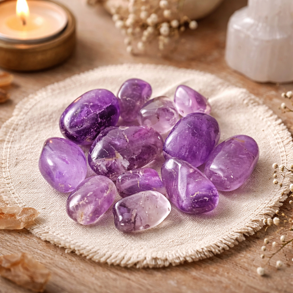 Amethist Trommelstenen ±3-8 cm ±500 g