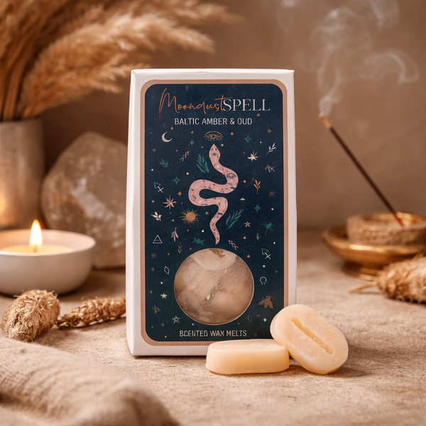 Smeltwaskaarsjes Celestial Magic Moondust Geur Baltische Amber En Oudh 40 g