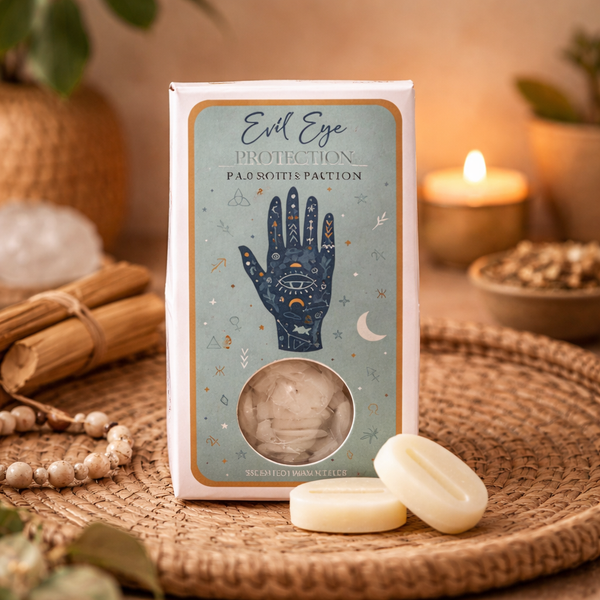 Smeltwaskaarsjes Evil Eye Protection Palo Santo Patchouli 40 g