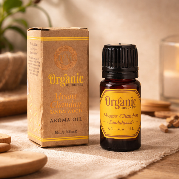 Organic Goodness Aromaolie Misore Chandan Sandelhout 10ml