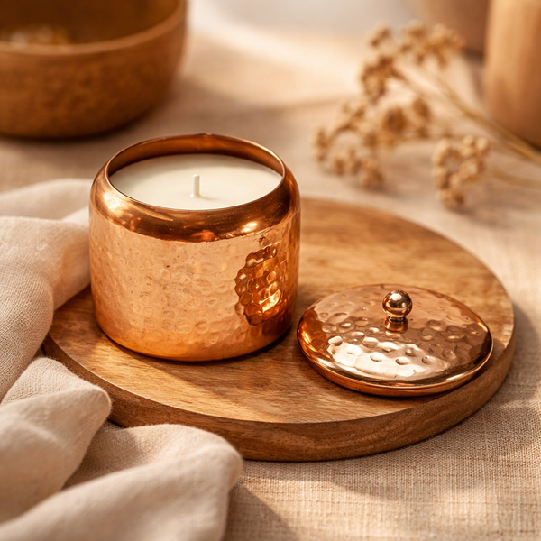 Veda Geurkaarsen Set Van 3 Ayurvedische Dosha In Pot Met Deksel 100 g